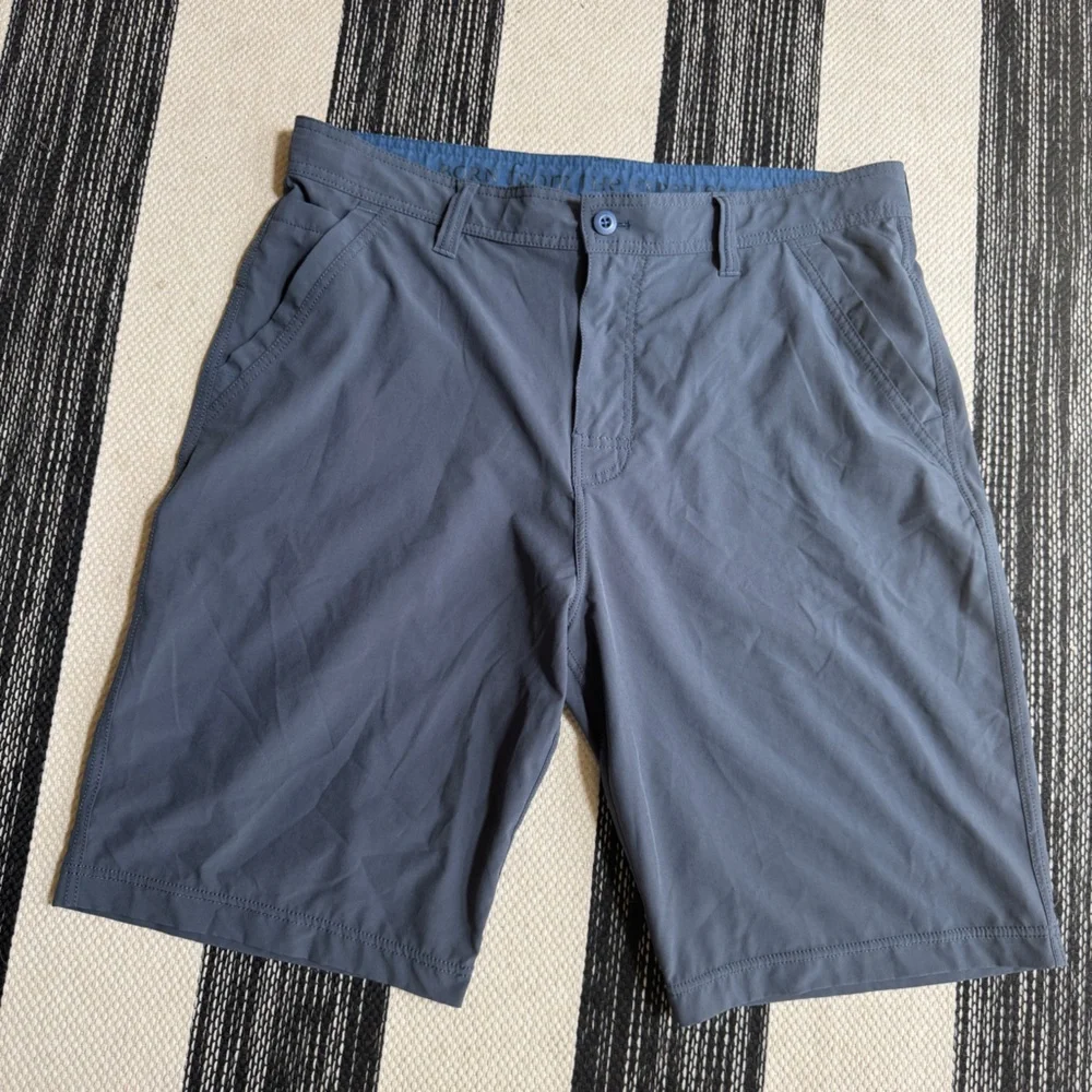 Prana Short Mens Navy Blue‎ Summer Short Size 38